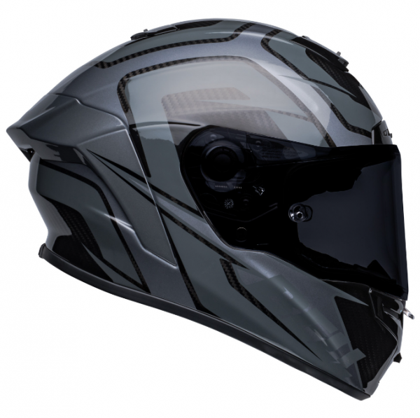 Helm modular dengan desain sleek dan modern